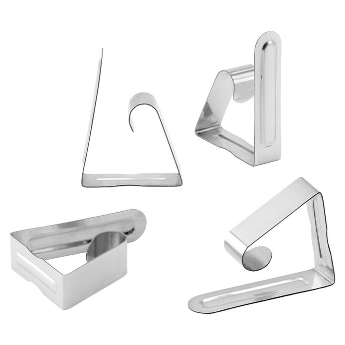 Inofix Pinza sujetamanteles (4 ud., Acero inoxidable) | BAUHAUS