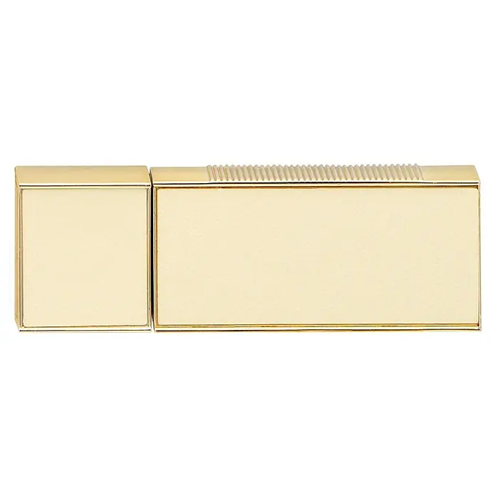 Inofix Pestillo deslizante 3021-2 - Puertas para cuartos de baño, Marfil - Vista de un elegante polvo compacto dorado, perfecto para retoques rápidos sobre la marcha.