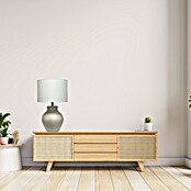 Lámpara de sobremesa de cerámica (40 W, L x An x Al: 36 x 36 x 56 cm, Blanco, E27) | BAUHAUS