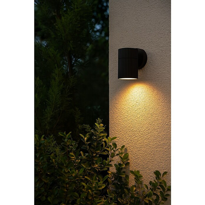 Eglo Aplique exterior Tomelloso (28 W, 6 x 12 cm, Negro, IP44) | BAUHAUS