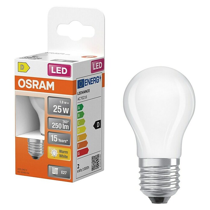 Osram Star LED-Lampe Classic P (E27, Nicht Dimmbar, Warmweiß, 250 lm, 108 W) | BAUHAUS