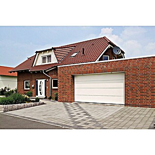 Solid Elements Garagentor Solid Pro Iso (2 500 x 2 125 mm, Außen: Reinweiß, Innen: Grauweiß)