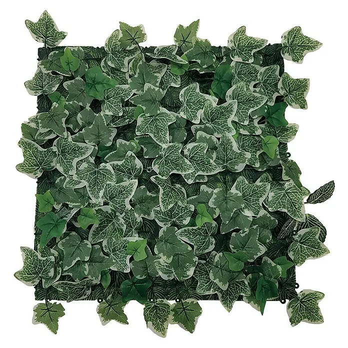 Nortene Vertikaler Garten Alameda - 50 x 50 cm, Kunststoff - Künstliche Efeu-Wandpaneele für eine natürliche und wartungsfreie Dekoration. Perfekt für Innen- und Außenbereiche, bietet eine lebendige grüne Atmosphäre.
