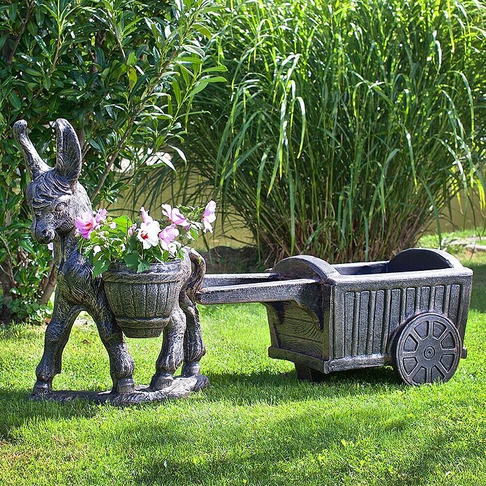 Roto Pflanztopf Wagen (Kunststoff, Anthrazit, L x B x H: 85 x 45,5 x 40 cm) | BAUHAUS
