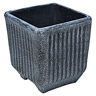 Roto Pflanzkasten Twist (Kunststoff, Grau, L x B x H: 3,7 x 3,7 x 40 cm)