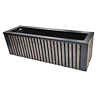 Roto Pflanzkasten Balboa (Schwarz,Braun, Kunststoff, L x B x H: 121 x 35 x 36 cm)