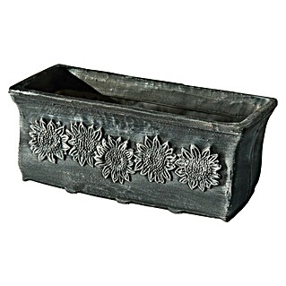 Roto Pflanzkasten Planika S (Kunststoff, Grau, L x B x H: 38,5 x 19 x 16 cm)