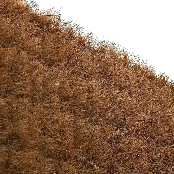 Nortene Sichtschutzmatte Coconatur - 300 x 100 cm - Nahaufnahme einer braunen Fußmatte aus Kokosfasern, ideal für den Eingangsbereich und zur Schmutzabweisung.
