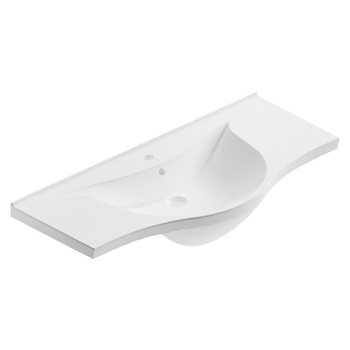 Riva Badmöbel-Set Palace (Gesamtbreite Badmöbel: 100 cm, Weiß, Glänzend) | BAUHAUS