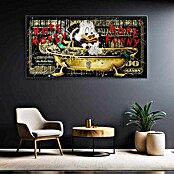 Dotcomcanvas Leinwandbild (More Money Duck, B x H: 150 x 75 cm) | BAUHAUS