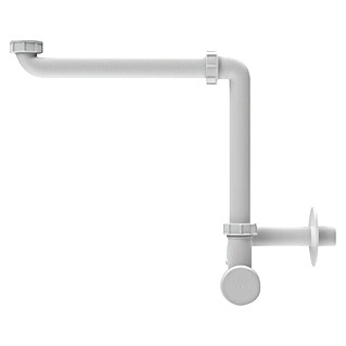 Hutterer & Lechner Waschtisch-Siphon HL137N/30 (Durchmesser: 32 mm, 1 ¼″, Polypropylen)
