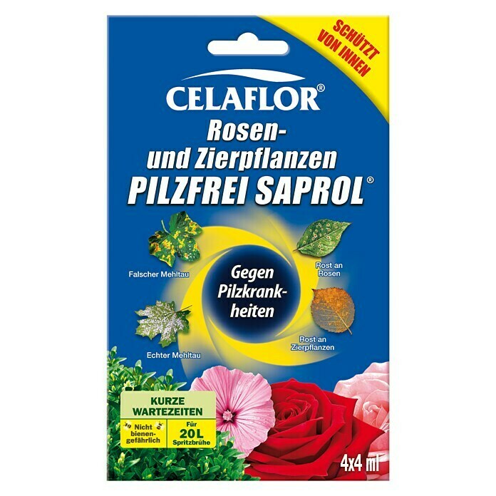 Celaflor Rosen- & Zierpflanzen-Pilzfrei Saprol (4 x 4 ml)