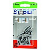 Stabilit Universal-Kragendübel (Durchmesser Dübel: 5 mm, Länge Dübel: 25 mm, 20 Stk.)