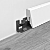 LOGOCLIC Sockelleiste K40 C Weiß (2,6 m x 19 mm x 40 mm, Gerade)