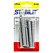 Stabilit Allzweck-Rahmendübel (Durchmesser Dübel: 8 mm, Länge Dübel: 80 mm, Kunststoff, 10 Stk.)