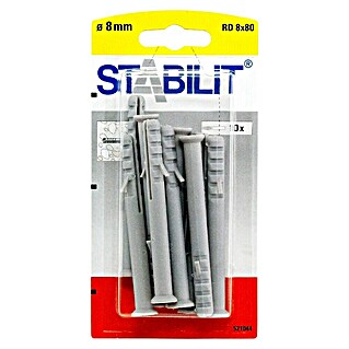 Stabilit Večnamenski zidni vložki (Premer zidnega vložka: 8 mm, Dolžina zidnega vložka: 80 mm, Plastika, 10 kos)