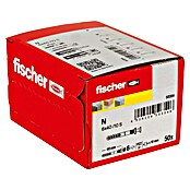 Fischer Taco para tornillo (Diámetro taco: 6 mm, Longitud taco: 40 mm, 50 uds.)