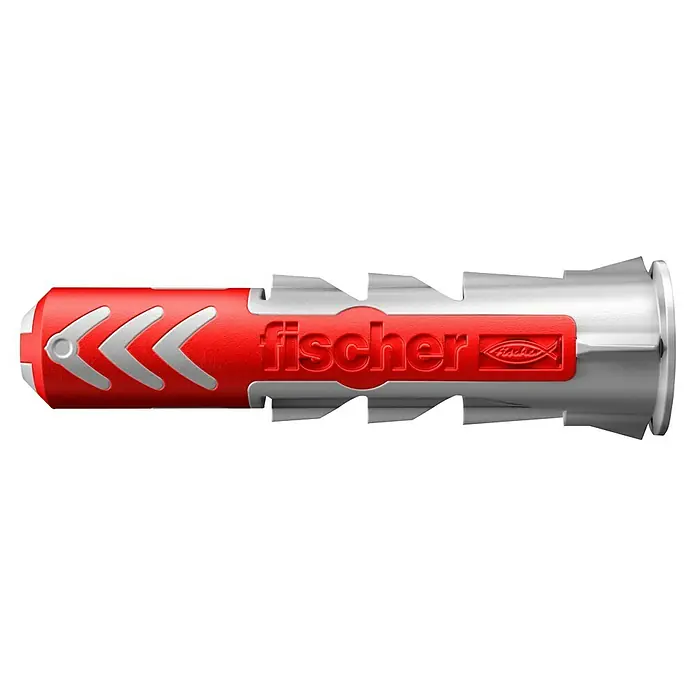Fischer Duopower DübelsortimentDurchmesser Dübel: 6 mm, Länge Dübel: 30 mm, Mit Rand, Alle Baustoffe, 100 Stk. - Linke Seitenansicht