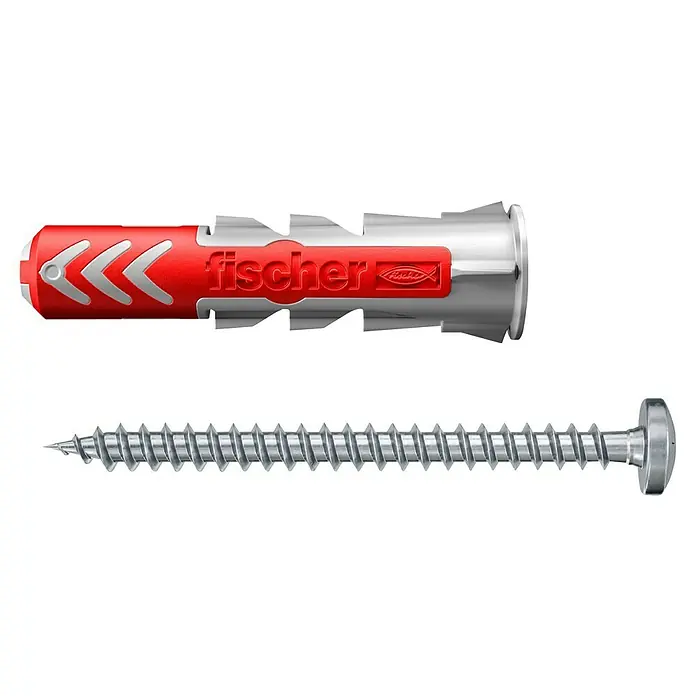 Fischer Duopower Dübel- & SchraubenboxDurchmesser Dübel: 8 mm, Länge Dübel: 40 mm, Panheadschraube, 50 Stk. - Linke Seitenansicht
