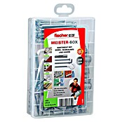 Fischer Meister-Box Universaldübel-Set UX / R (118-tlg., Mit Schrauben/Haken, Nylon)