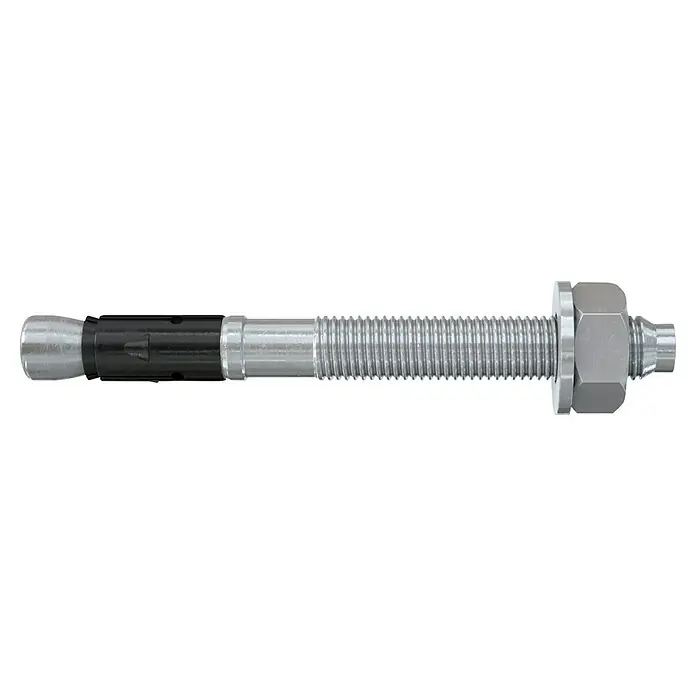 Fischer Schwerlastdübel FAZ II PLUS 12/100 - Ø x L: 12 x 200 mm, Nutzlänge: 100 mm standard, 20 Stk. - Eine Detailaufnahme eines Schwerlastankers, der für sichere Befestigungen in Beton und Mauerwerk sorgt. Solide Bauweise für höchste Ansprüche.