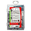 Fischer Meister-Box Universaldübel-Set UX / R (118-tlg., Mit Schrauben/Haken, Nylon)