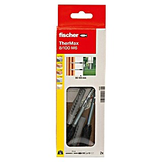 Fischer Thermax Abstandsmontagesystem 8/100 M6 (Durchmesser Bohrloch: 10 mm, Nutzlänge: 80 - 100 mm, 2 Stk.)