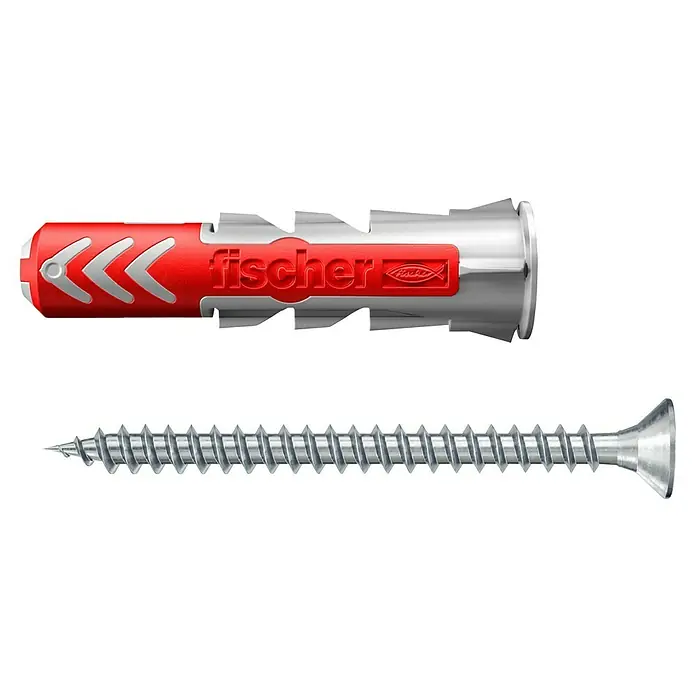 Fischer Duopower Schrauben- & Dübel-Set Meisterbox - Gesamtumfang: 160 -tlg. - Dübel und Schraube von Fischer, ideal für Befestigungen in verschiedenen Materialien, vielseitig und zuverlässig für Heimwerker- und Profiprojekte.