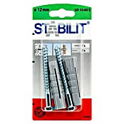 Stabilit Universal-Durchsteckdübel-Set (Durchmesser Dübel: 12 mm, Länge Dübel: 60 mm, 2 Stk., Mit Schrauben)