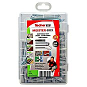 Fischer Meister-Box Universaldübel-Set UX / R (118-tlg., Mit Schrauben/Haken, Nylon)