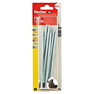 Fischer Vijak za prozorski okvir (Ø x D: 7,5 x 152 mm, 6 Kom.)
