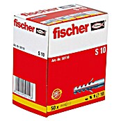Fischer Spreizdübel S (Durchmesser Dübel: 10 mm, Länge Dübel: 50, 50 Stk., Ohne Rand)