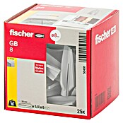Fischer Gasbetondübel GB 8 (Durchmesser Dübel: 8 mm, Länge Dübel: 50 mm, 25 Stk.)