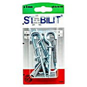 Stabilit Universaldübel-Set (Durchmesser Dübel: 8 mm, Länge Dübel: 40 mm, 4 Stk., Mit Haken)