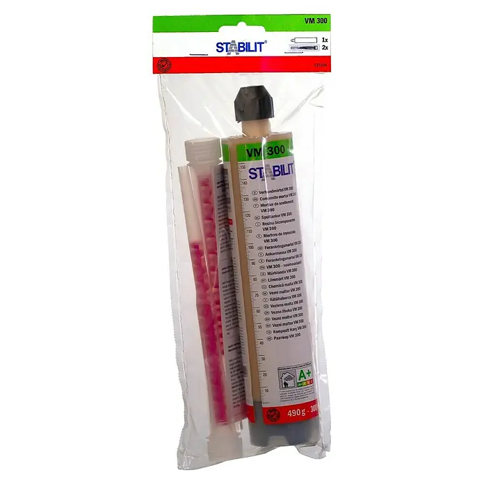 Stabilit Montagemörtel VM 300300 ml, Hellgrau - Vorderansicht