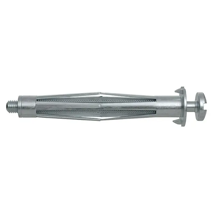 Fischer Metall-Hohlraumdübel HM S - Ø x L: 4 x 45 mm, Bohrtiefe: 52 mm, 50 Stk. - Metallischer Hohlraumdübel, ideal für sichere Befestigungen in Wänden und Decken. Zuverlässige und robuste Bauweise für den professionellen Einsatz.