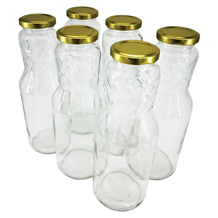 Staklena boca s poklopcem  (1 l) | BAUHAUS