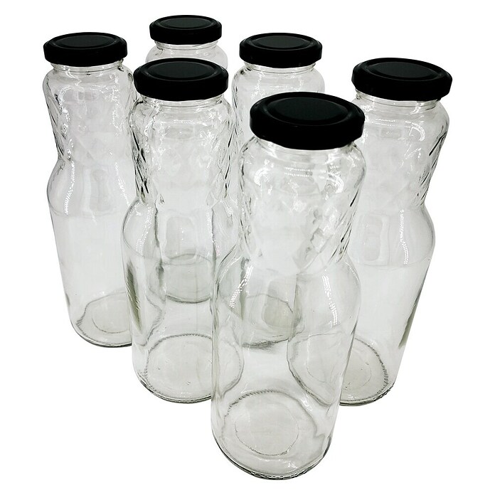 Staklena boca s poklopcem  (1 l) | BAUHAUS