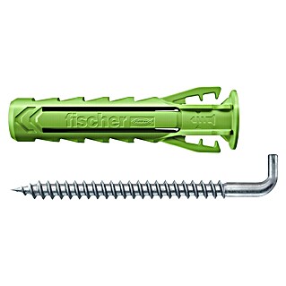 Fischer Spreizdübel-Set SX Green WH K (Ø x L: 6 x 30 mm, Winkelhaken, 8 Stk.)