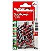 Fischer Duopower Schraubensortiment mit Dübeln (Durchmesser Dübel: 5 mm, Länge Dübel: 25 mm, 45 Stk., Nylon)