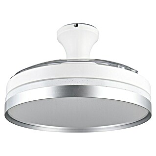 Trio Lighting Ventilador de techo Lindberg (Blanco, 100 cm, 35 W, Blanco cálido)