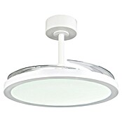 Trio Lighting Ventilador de techo Kasfjord (Blanco, 106,5 cm, 34 W, Blanco cálido) | BAUHAUS