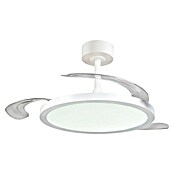 Trio Lighting Ventilador de techo Kasfjord (Blanco, 106,5 cm, 34 W, Blanco cálido) | BAUHAUS