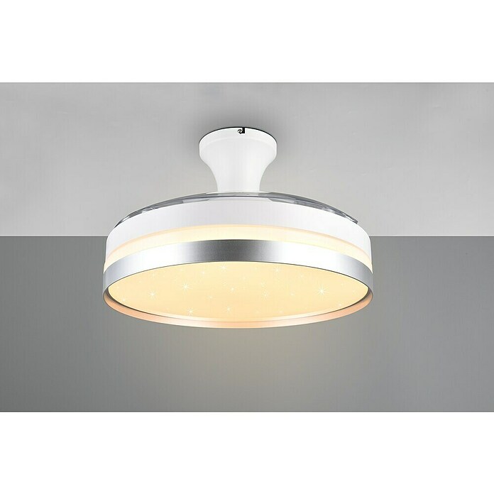 Trio Lighting Ventilador de techo Lindberg (Blanco, 100 cm, 35 W, Blanco cálido) | BAUHAUS