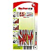 Fischer Universaldübel (Durchmesser Dübel: 6 mm, Länge Dübel: 50 mm, 8 Stk., Mit Rand, Alle Baustoffe)
