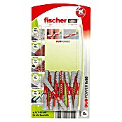 Fischer Universaldübel (Durchmesser Dübel: 6 mm, Länge Dübel: 50 mm, 8 Stk., Mit Rand, Alle Baustoffe)