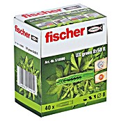 Fischer Universaldübel UX GREEN (Ø x L: 8 x 50 mm, Nylon, Mit Rand, 40 Stk.) | BAUHAUS
