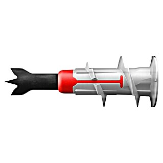 Fischer Duoblade Taco para cartón yeso (Longitud taco: 44 mm, 40 ud.)