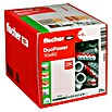 Fischer Duopower Dübelsortiment (Durchmesser Dübel: 10 mm, Länge Dübel: 80 mm, Mit Rand, Alle Baustoffe, 25 Stk.) | BAUHAUS