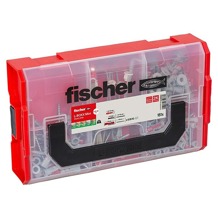 Fischer Schrauben- & Dübel-Set Duoline FIXtainer (181 -tlg.) | BAUHAUS